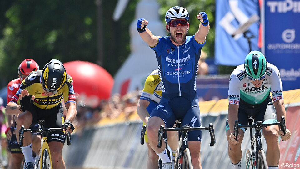 Cavendish klopte in de Ronde van België onder meer Merlier, Ackermann en Groenewegen. 