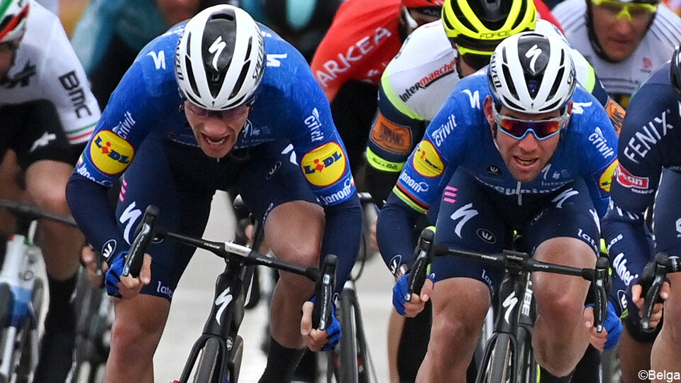 Deceuninck-Quick Step zal niet met 2 sprinters starten in de Tour. 