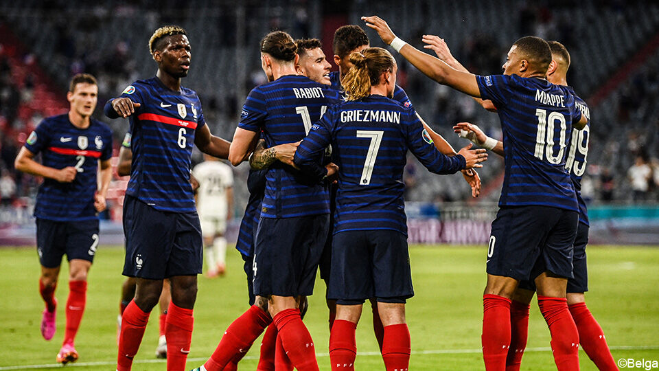 Frankrijk won gisteren met 1-0 van Duitsland.