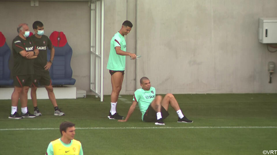 Cristiano Ronaldo en Pepe