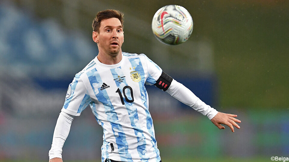 Messi scoorde 2 keer tegen Bolivia.