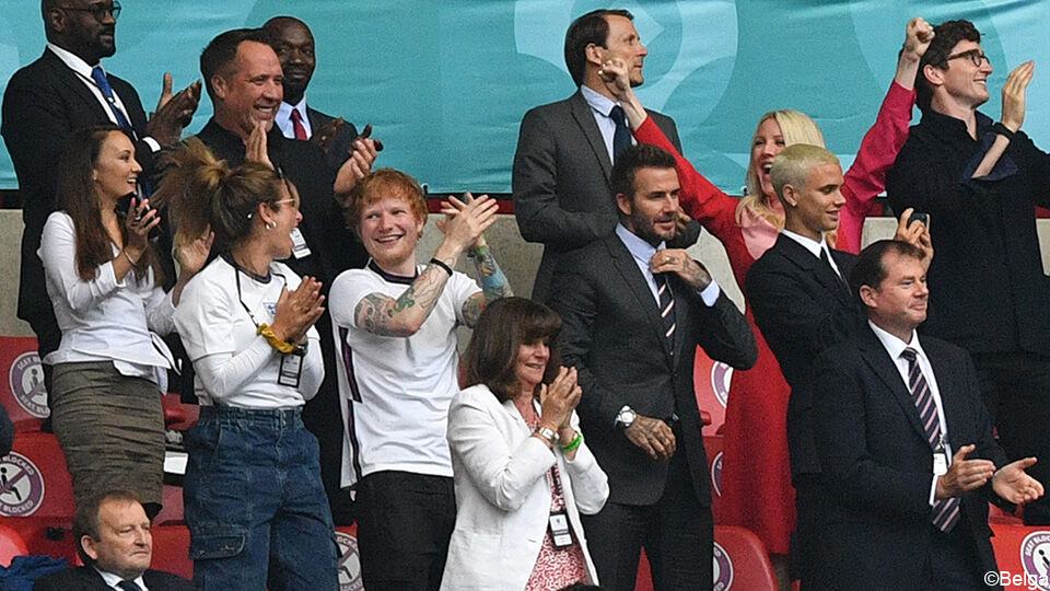 Ed Sheeran en David Beckham