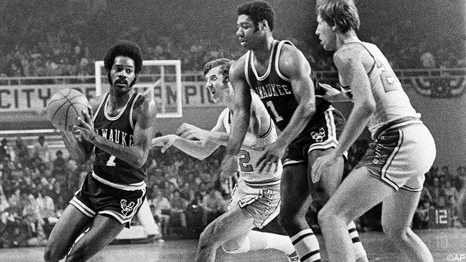 Milwaukee won de NBA-titel in 1971, met dank aan Lew Alcindor en deze Oscar Robertson.
