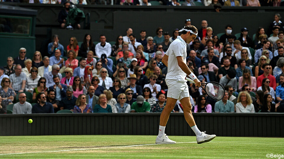 Roger Federer moet afdruipen op Wimbledon.