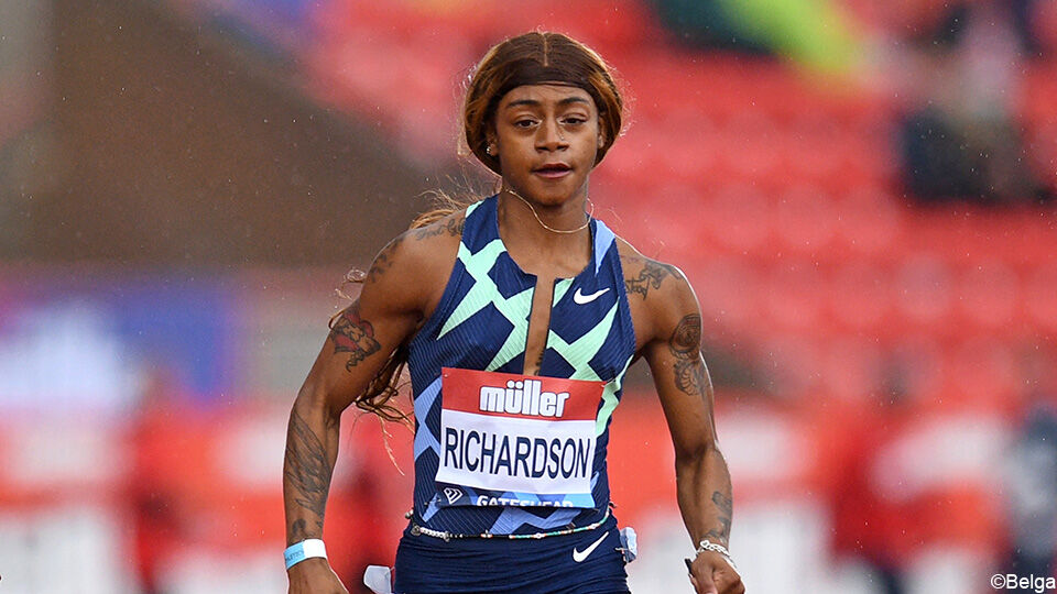 Sha'Carri Richardson zal ook niet aantreden op de 4x100 meter.