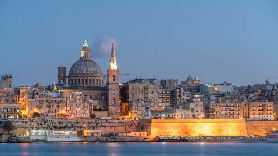 De skyline van Valetta (archieffoto).