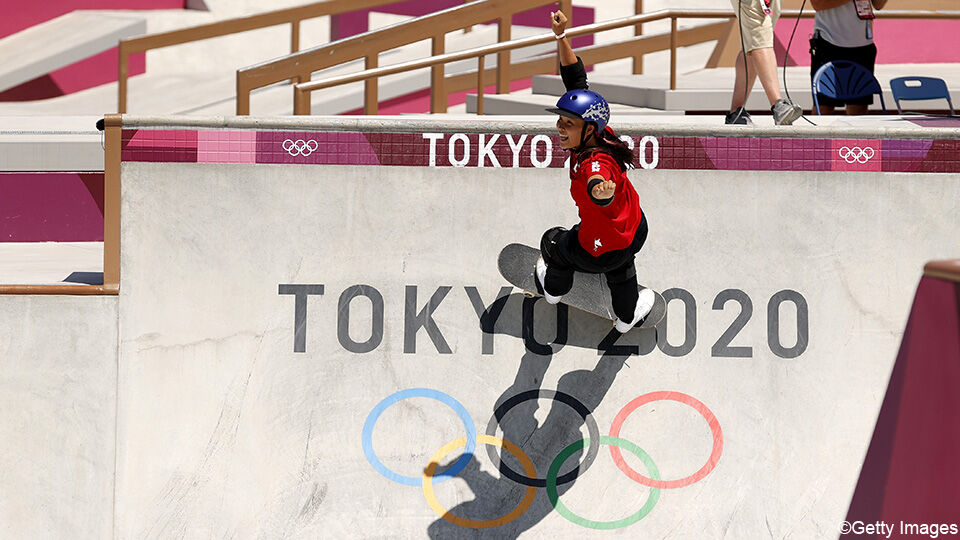 Sakura Yosozumi schenkt Japan de derde gouden medaille in het skaten.