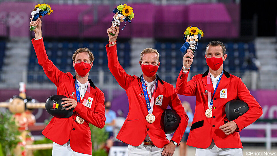 De Belgische jumpingploeg pakte brons op de Spelen in Tokio.