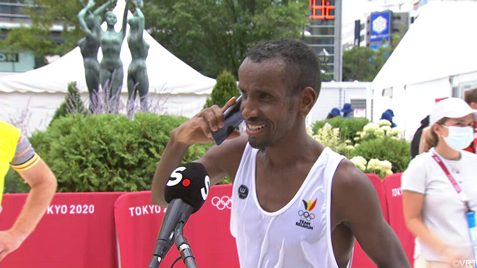 Bashir Abdi kreeg telefoon van zijn vriend en viervoudig olympisch kampioen Mo Farah.
