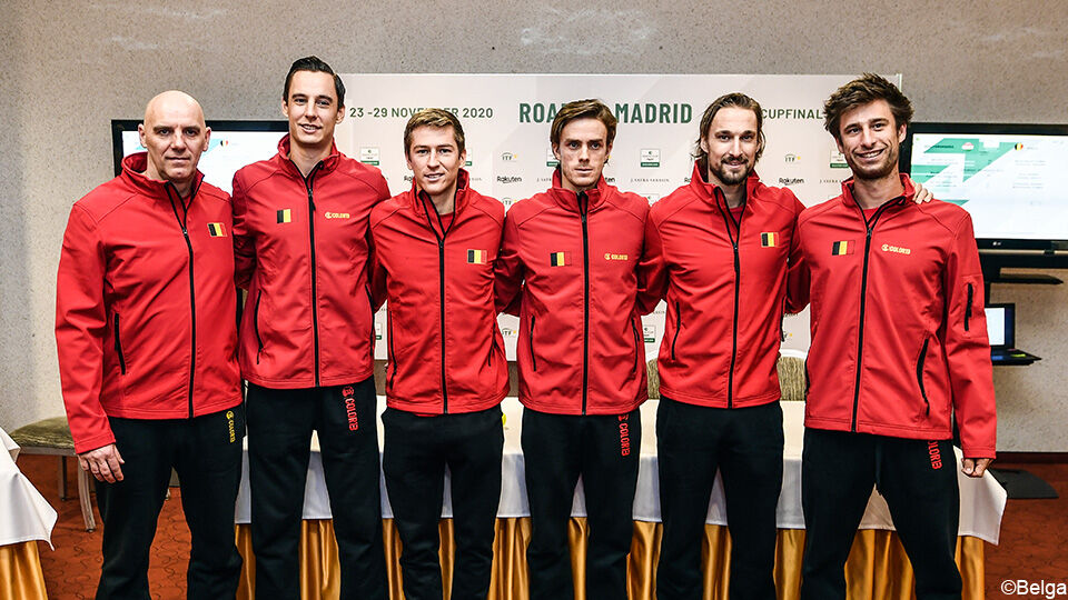 Het Belgische Daviscup team