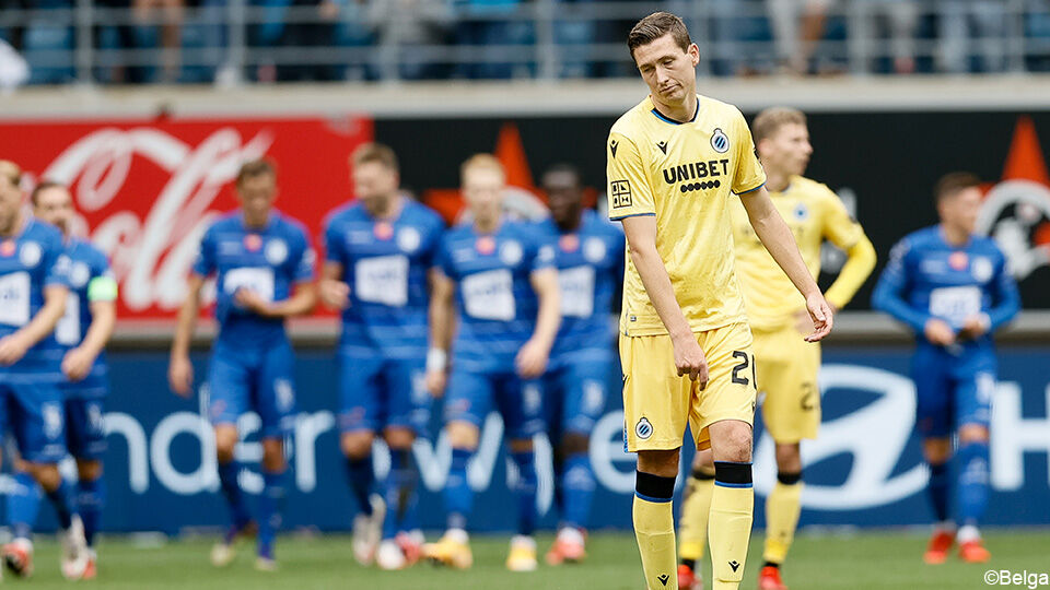 Club Brugge kreeg 6 doelpunten om de oren.