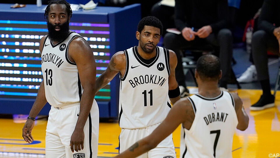 Harden, Irving en Durant vormen een "big three" in Brooklyn.