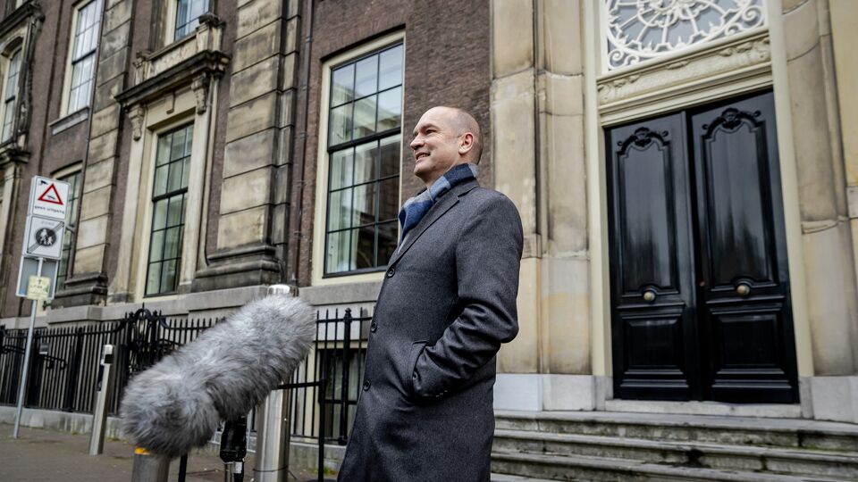 Gert-Jan Segers, de partijleider van Christen Unie