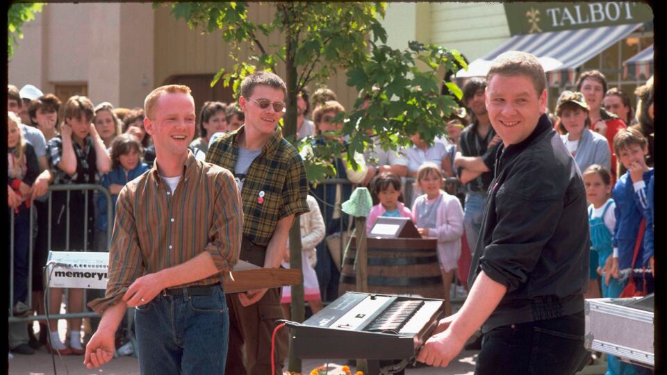 Bronski Beat in 1984 - vlnr Jimmy Somerville, Larry Steinbachek en Steve Bronski