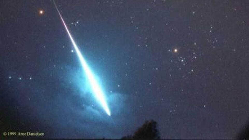 Archieffoto vuurbol 1999, Arne Danielsen