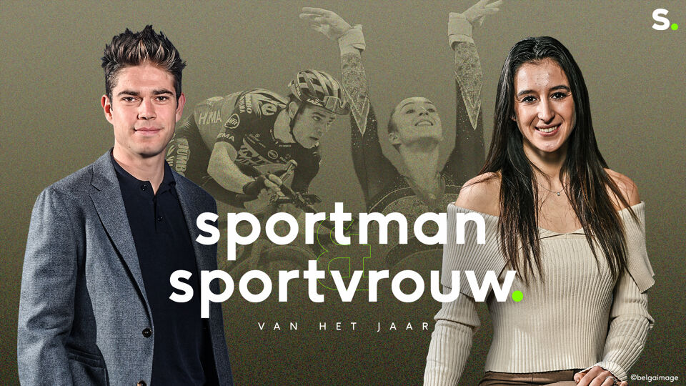 Wout van Aert en Nina Derwael wonnen vorig jaar Sportman en Sportvrouw van het jaar.