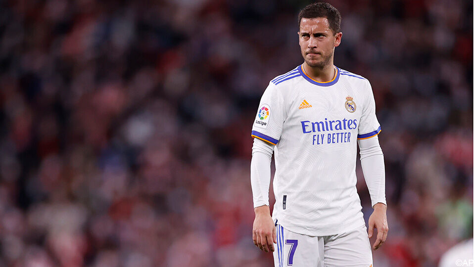 Eden Hazard liet zich opereren in Madrid.