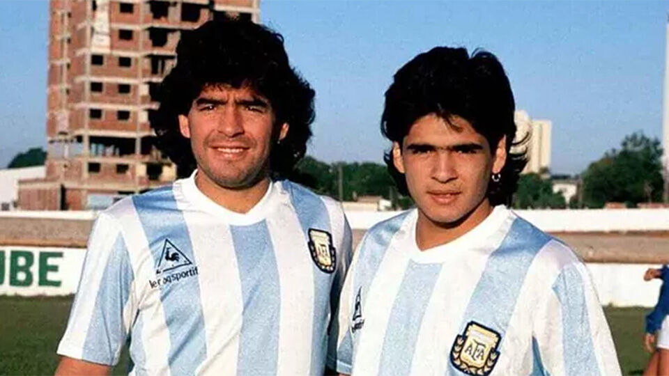 Diego en Hugo Maradona 