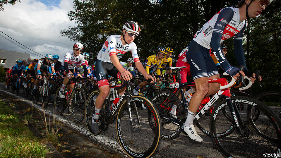 Tadej Pogacar zal dit seizoen voor het eerst meedoen aan de Ronde van Vlaanderen.