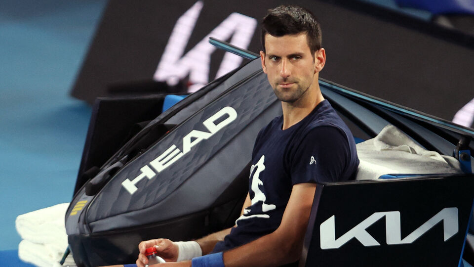 Als niet-gevaccineerde mag Novak Djokovic niet deelnemen aan de Australian Open.