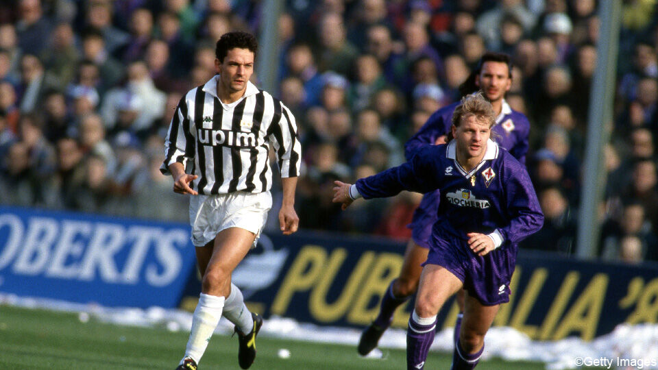 Roberto Baggio verkaste in 1990 naar de aartsrivaal.