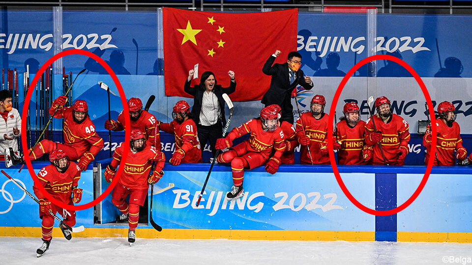 De Chinese vrouwenploeg telt 11 van de 23 speelsters die geboren zijn in China.