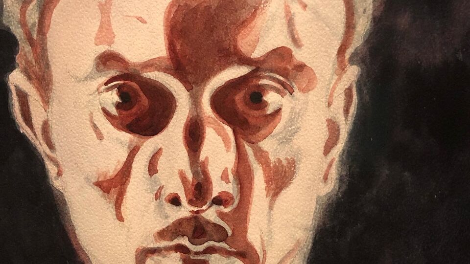 Zelfportret met gele vest (1911)