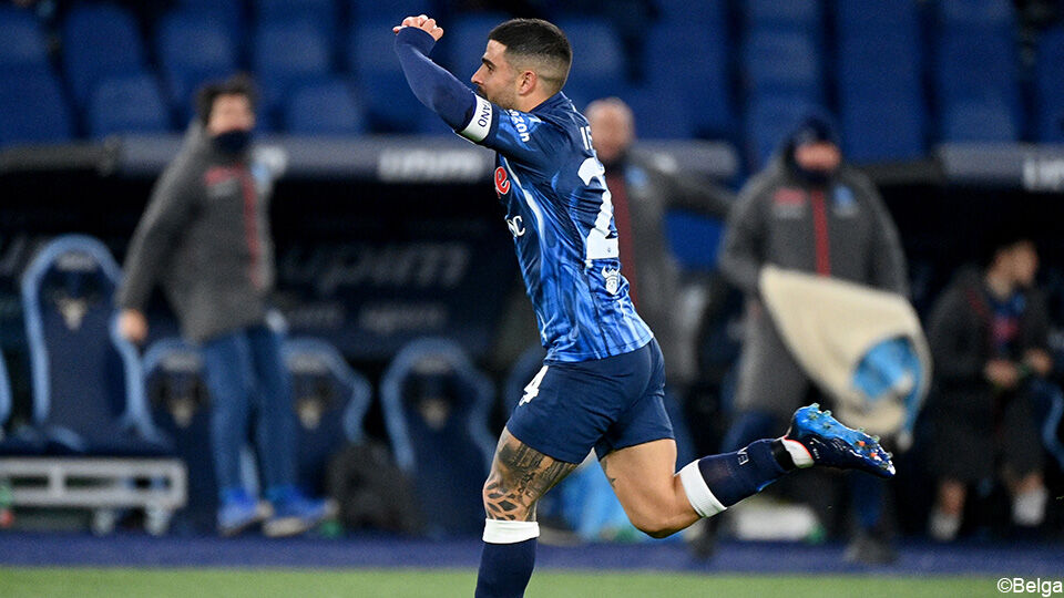 Lorenzo Insigne speelde zich opnieuw in de harten van de Napoli-fans.