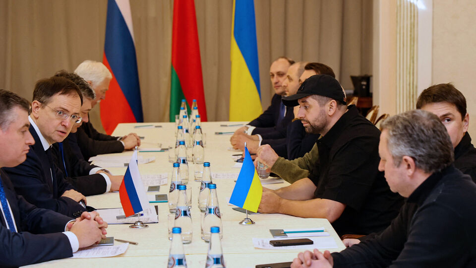 Oekraïense en Russische onderhandelaars verlaten de tafel.