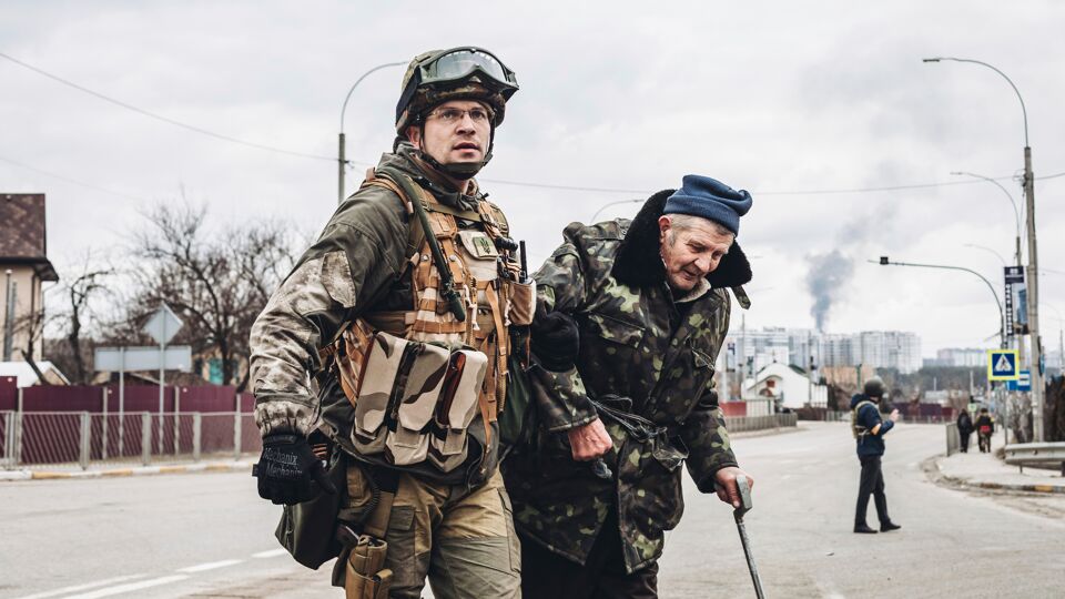 Archieffoto 6 maart, Irpin.