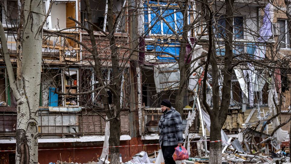 Kramatorsk, een stadje in de regio Loegansk (foto 3 april 2022)