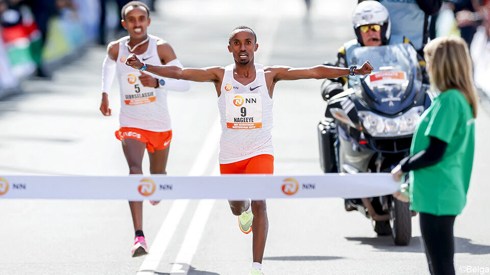 Abdi Nageeye won in een Nederlands record.