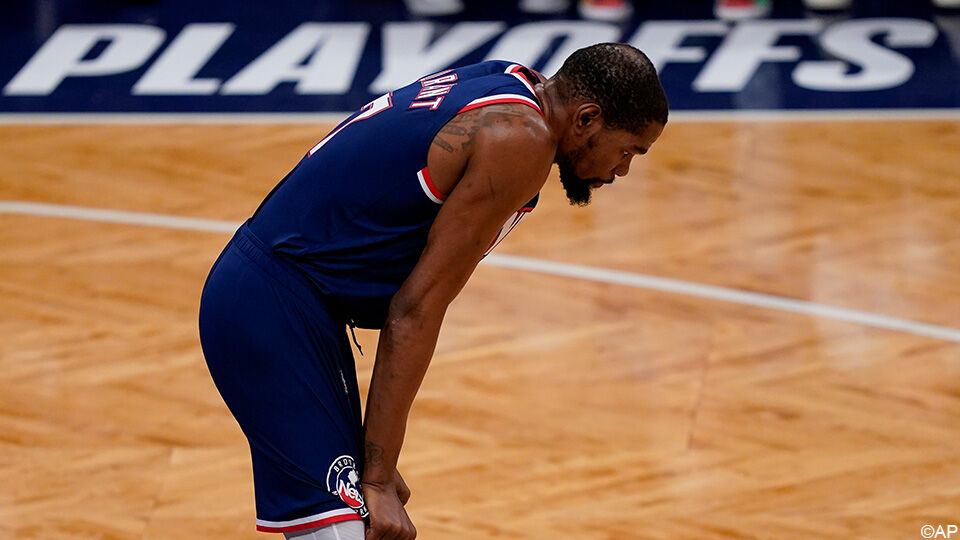 Voor Kevin Durant en de Brooklyn Nets is het seizoen afgelopen.