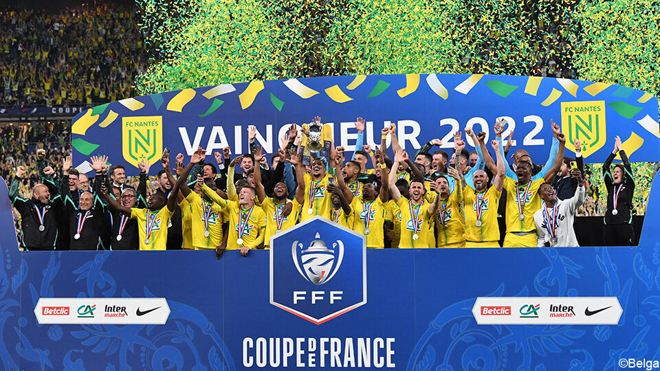Nantes mag de Coupe de France in zijn prijzenkast zetten.