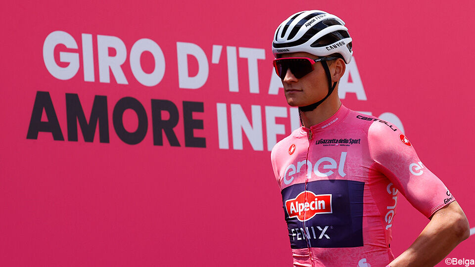 Het debuut van Van der Poel in de Giro was er eentje om in te kaderen.
