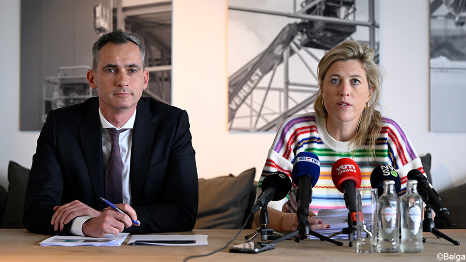 Pro League-CEO Lorin Parys en Annelies Verlinden, minister van Binnenlandse Zaken.
