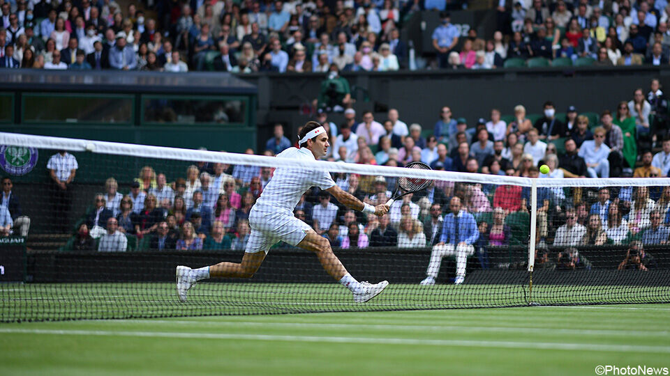 Roger Federer kwam voor het laatst in actie op Wimbledon, bijna een jaar geleden.
