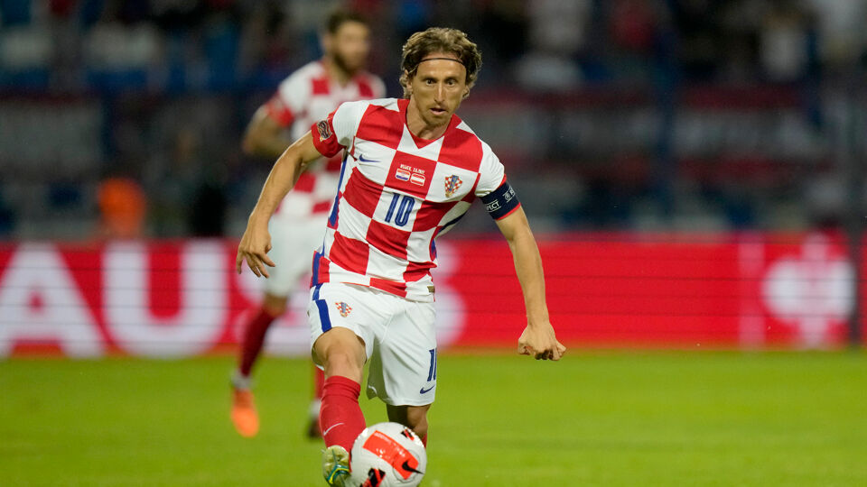 Luka Modric zit ondertussen al aan 158 caps voor Kroatië. 