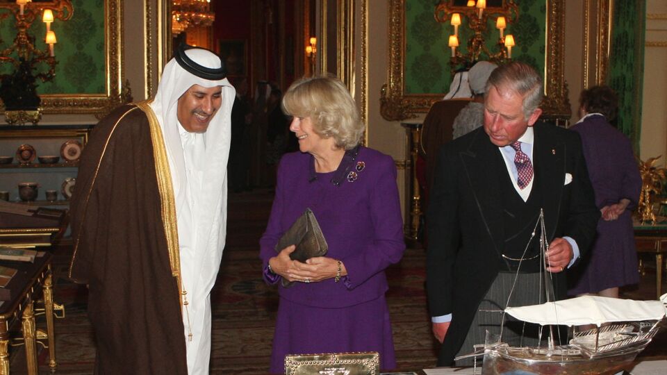 De sjeik op staatsbezoek bij de prins (2010).