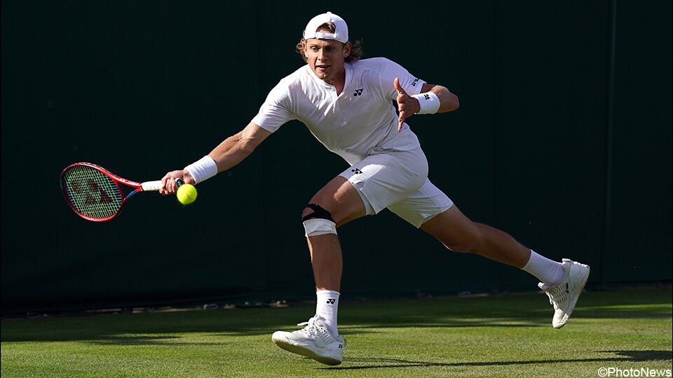 Zizou Bergs stond voor het eerst op de hoofdtabel van Wimbledon.