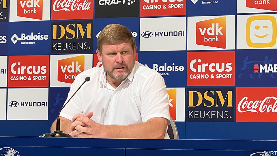 Hein Vanhaezebrouck loopt niet warm voor de Supercup tegen Club Brugge.