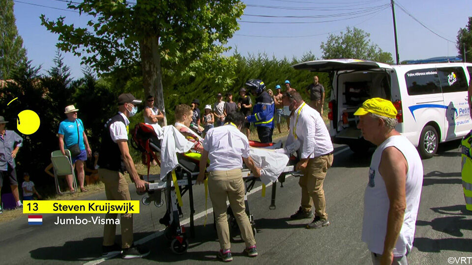 Onder meer Steven Kruijswijk moest de Tour de France verlaten. 