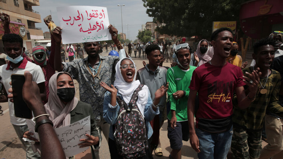 Protest in hoofdstad Khartoem na etnisch geweld 