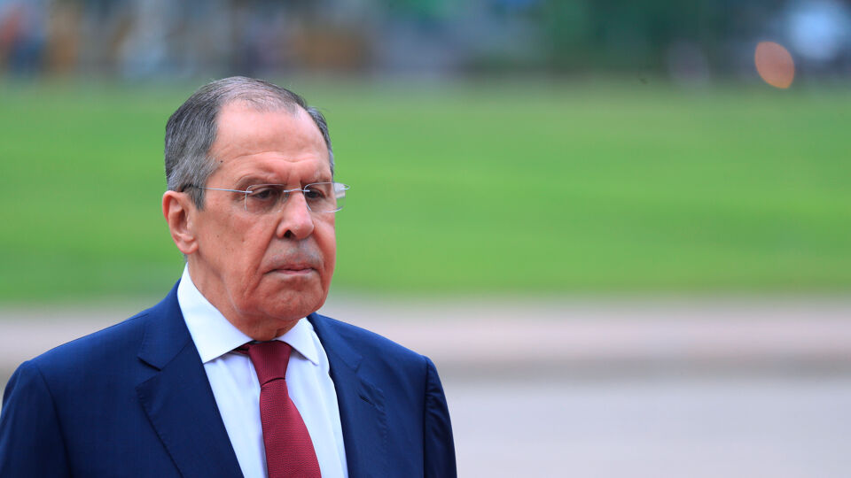 De Russische minister van Buitenlandse Zaken Sergej Lavrov.