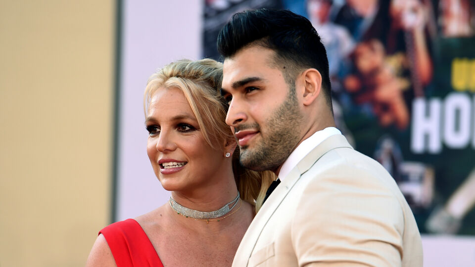 Archieffoto: Britney Spears en Sam Asghari in 2019 