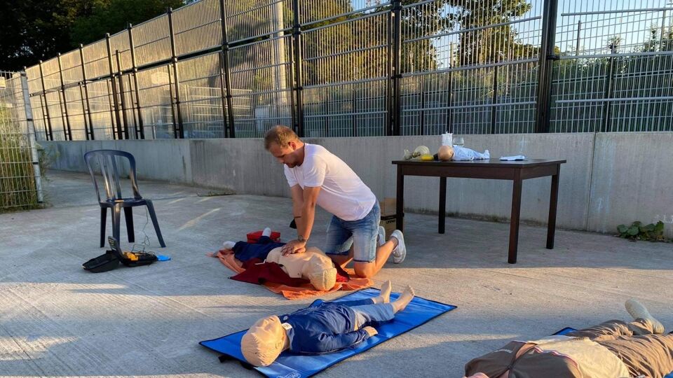 Jerôme Callebaut tijdens een van zijn cursussen