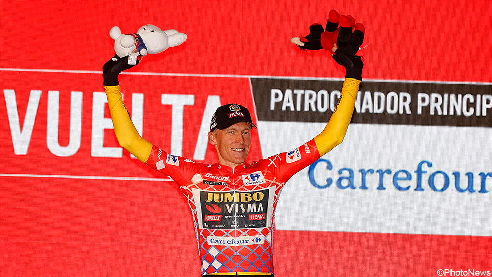Robert Gesink is de 1e leider in deze Vuelta.