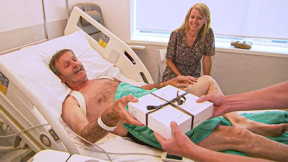 Roger De Vlaeminck op zijn 75ste verjaardag, een dag na het ongeval