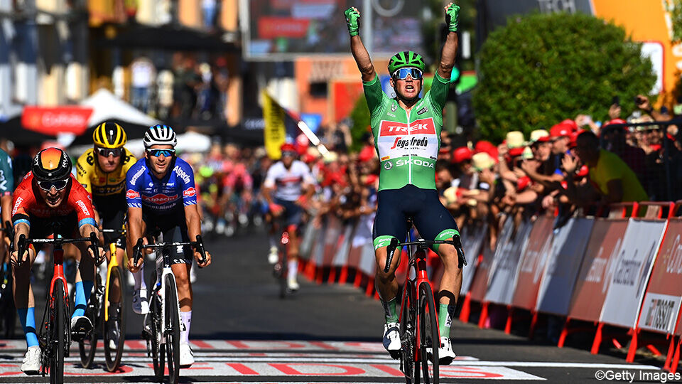 Mads Pedersen pakt zijn 3e ritzege in de Vuelta.