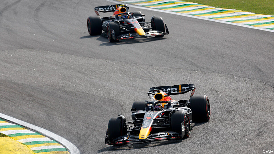 Max Verstappen en Sergio Pérez